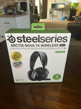 SteelSeries Arctis Nova 7X Wireless Gen 2 Headset - Black